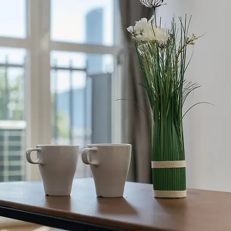 Cozy Studio With Amazing View Of The City By Renters 아파트 브로츠와프